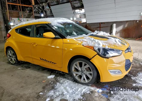 2017 Hyundai Veloster z USA, uszkodzony, nr VIN KMHTC6AD5HU305907